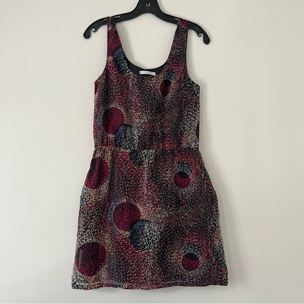 Anthropologie Dotted Pattern Mini Dress